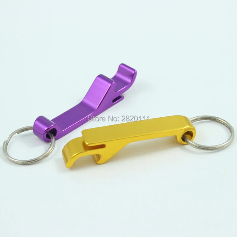 Оптовая продажа 12 шт. открывалка для пивных бутылок брелок алюминиевая банок