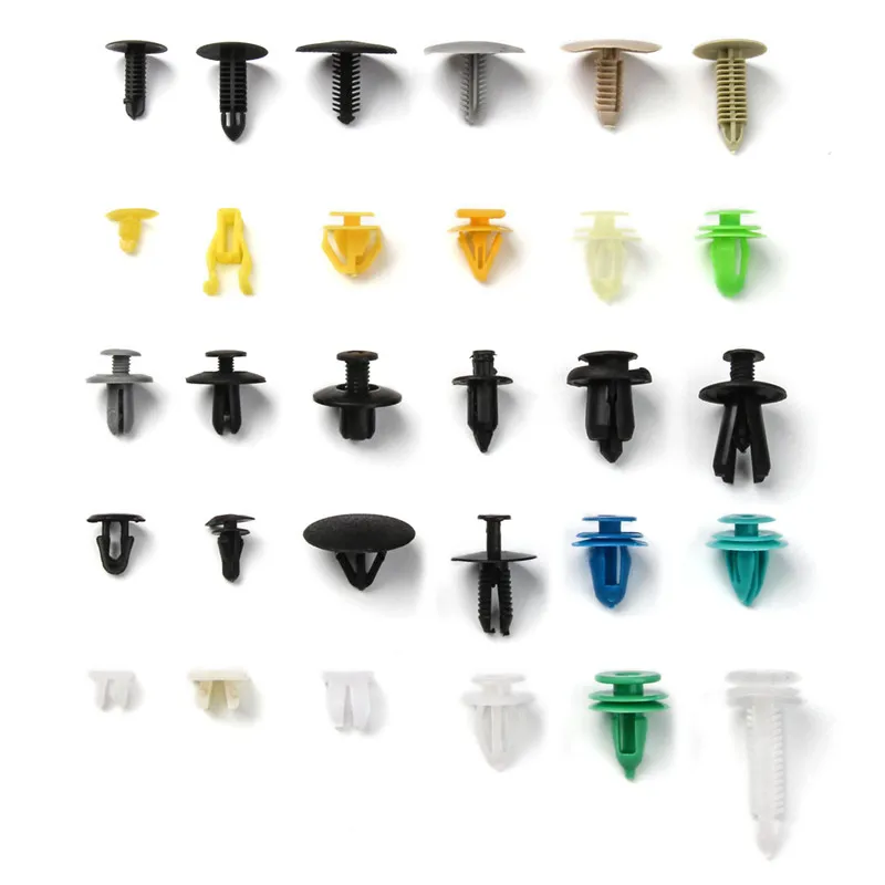 200 шт. Универсальный смешанные Крепеж двери отделкой Панель авто бампер заклепки