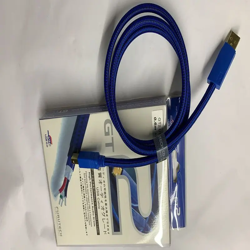 Hi Fi GT2 USB зарядный кабель 2 0 кабели B посеребренные OCC Медь A usb аудио кабель|Кабели