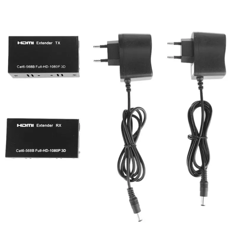 ALLOYSEED 3D 1080P беспроводной HDMI удлинитель Ethernet сетевой передатчик HDMI отправитель приемник для Cat5 CAT6 ТВ Поддержка 3D 1080P