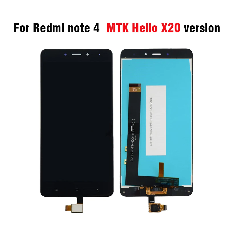 Замена ЖК-дисплея и сенсорного экрана для Xiaomi Redmi Note 4.