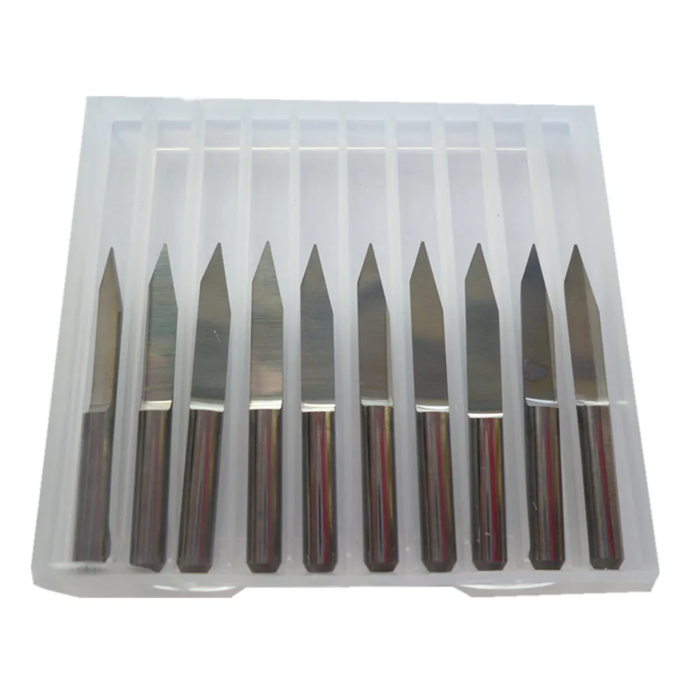 Hot 10pcs Carbide Pcb Engraving Bits Cnc Router Tool 30 Degrees 0.2mm | Инструменты