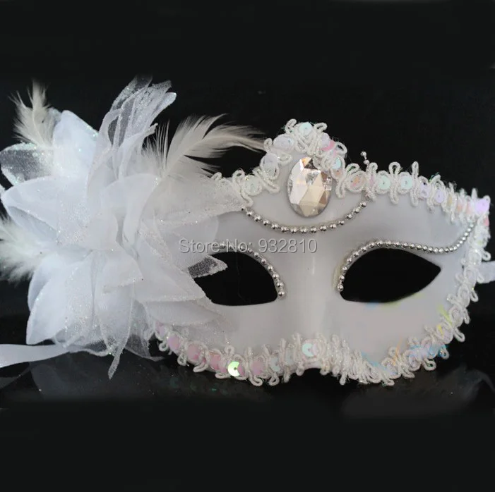 Классический Алмазный Перо Хэллоуин маска уникальный декоративные маскарад 10
