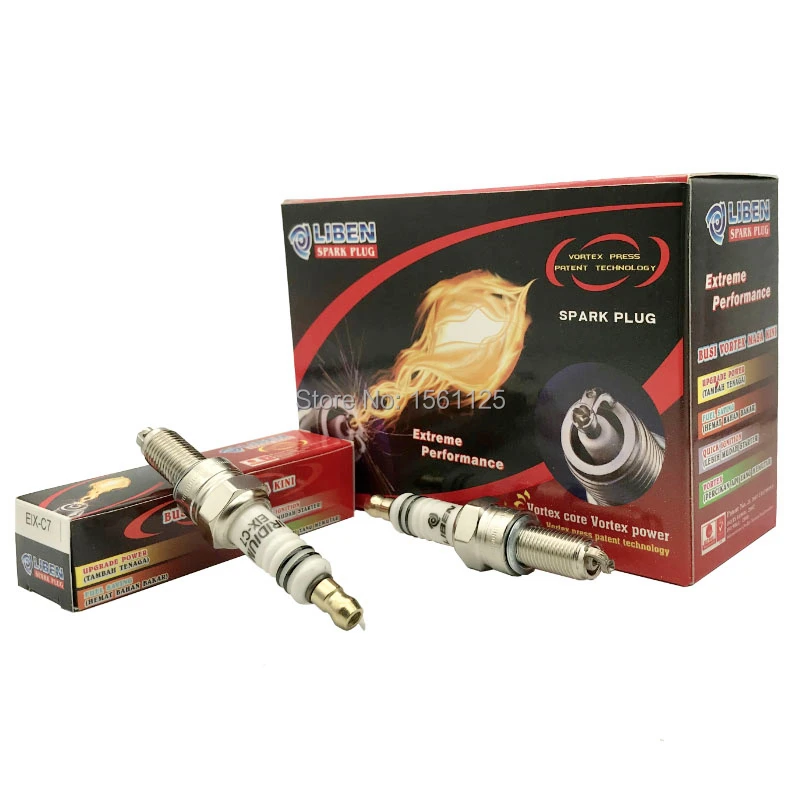 VORTEX иридия лакированная Свеча зажигания мотоцикла EIX-C7 для CR7E C7E CR7EIX CR7EGP IU22 U22ESRN 94703-00353 G59C CR7EK CR7EGP B7RIU