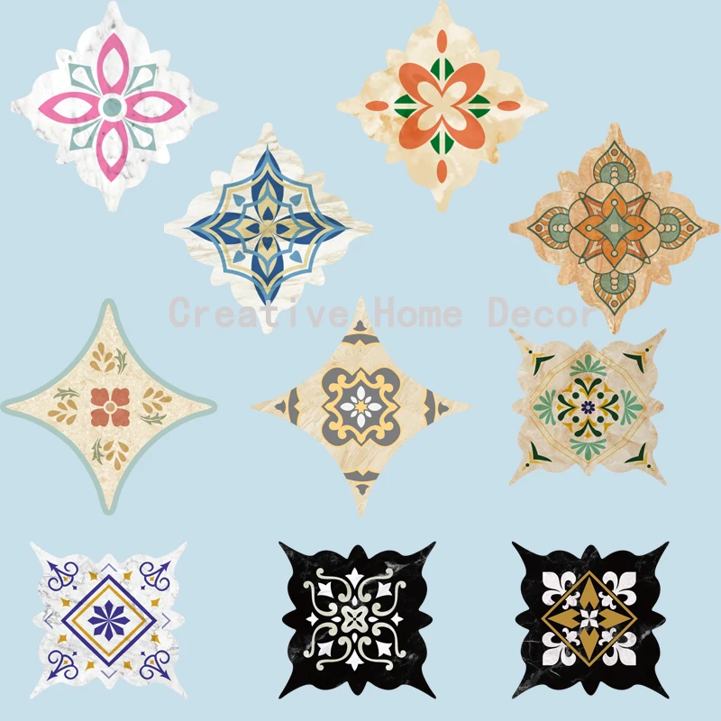 30 шт./компл. самоклеящиеся наклейки из ПВХ для керамической плитки