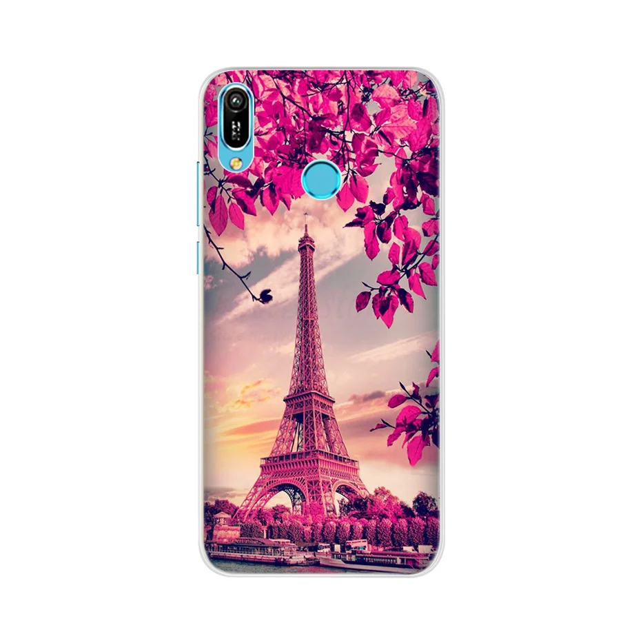 Черный Для huawei Y6 чехол huawei Y6 силиконовый чехол мягкий чехол для телефона для huawei Y6 MRD-LX1 MRD-LX1F Y6 Prime Pro чехол - Цвет: Черный