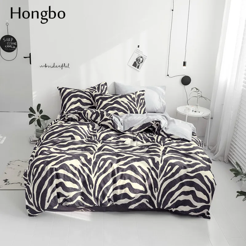 41 Hongbo набор постельных принадлежностей для мультфильмов пододеяльник маленькая свежая стильная наволочка простыня хлопок - Цвет: 41
