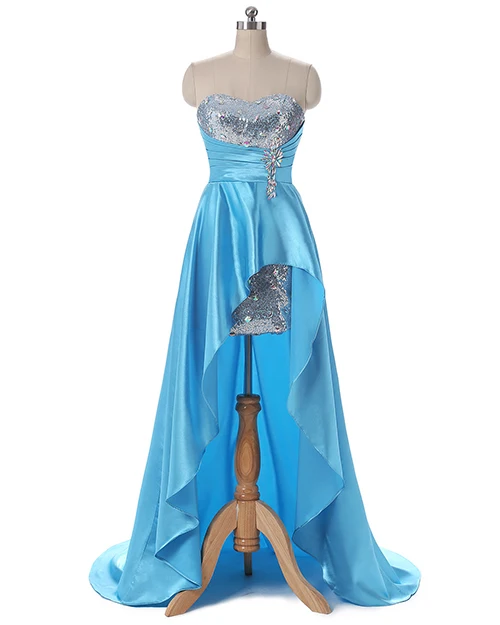 light blue Свадебные платья подружки невесты Модные женские элегантные атласные Длинные свадебные платья - Цвет: light blue