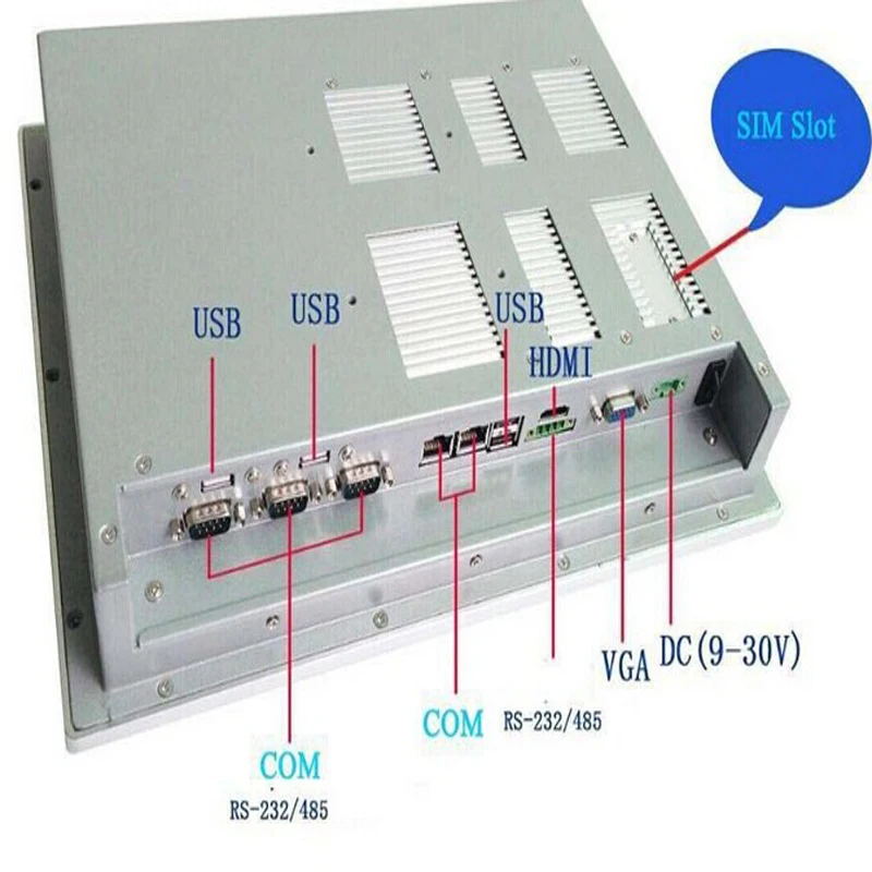 

new touch screen 15 Inch touch industrial Panel Pc 2xLAN 4xRS485 for printer