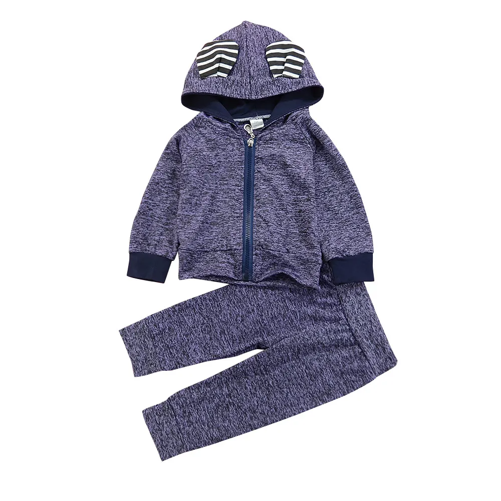 Kleding/топы с капюшоном для новорожденных и малышей + штаны 4 цвета флисовый свитер