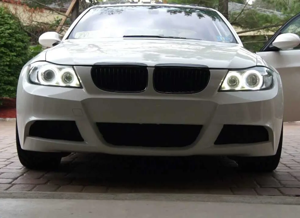 Комплект из 2 предметов высокого Мощность 20 Вт 40 светодиодный Ангел глаз Halo