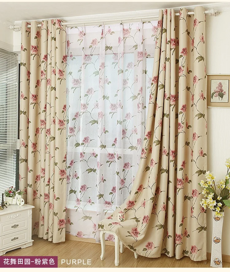 Горячая Распродажа сделанный на заказ цветочный дизайн прозрачная занавеска для