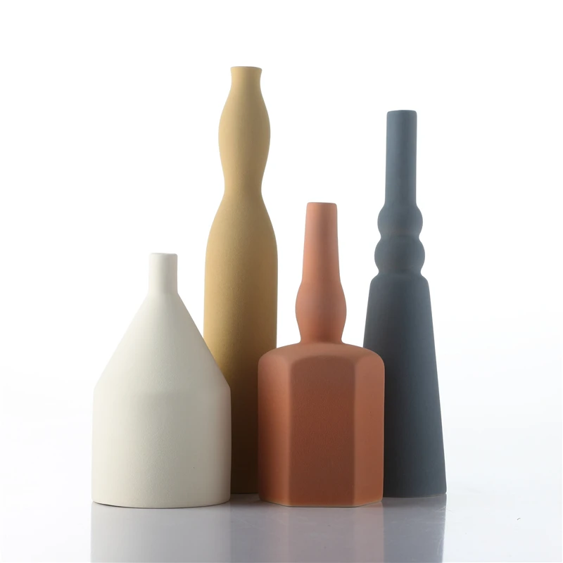 Цветная ваза Morandi Современная Минималистичная креативная керамическая