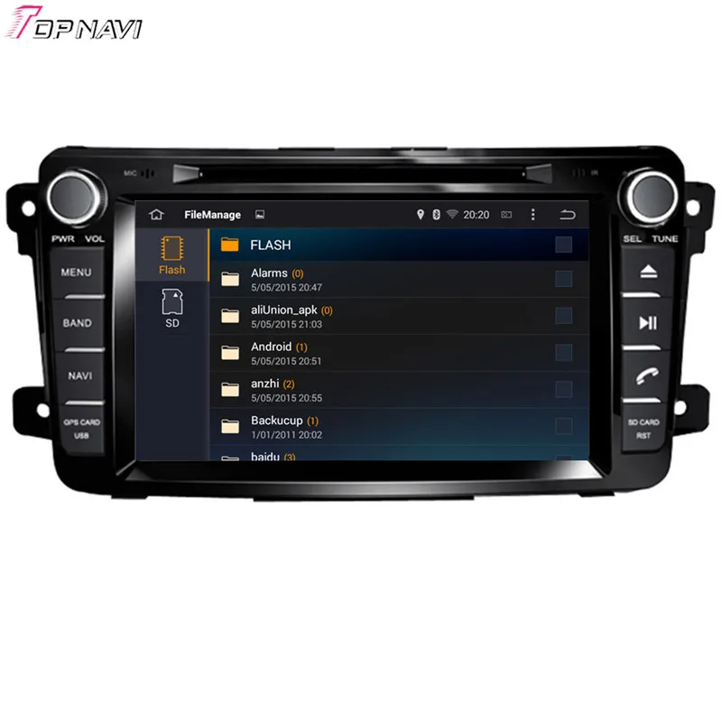 TOPNAVI 7 ''четырехъядерный Android 6 0 Автомобильный DVD проигрыватель для MAZDA CX-9