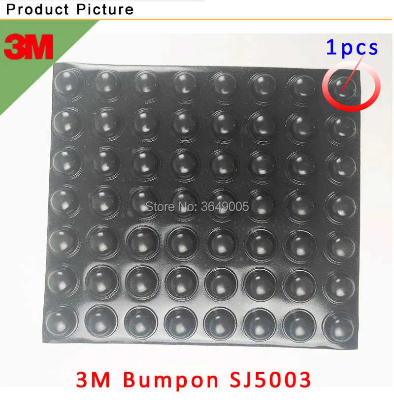 560 шт 3 м SJ5003 Bumpon защитные продукты черный натуральный каучук ноги Bumpon W11.2mm* H5.1mm