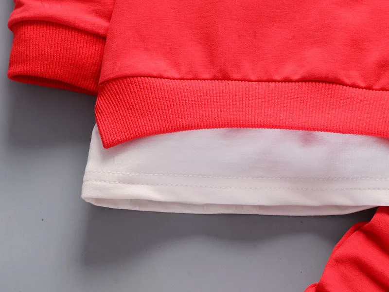 

DIIMUU Hot Fashion Toddler Baby Boys Girls Casual Clothing Children Infant Clothes Sports Hoodies Cotton Tops Kids Outfits Sets