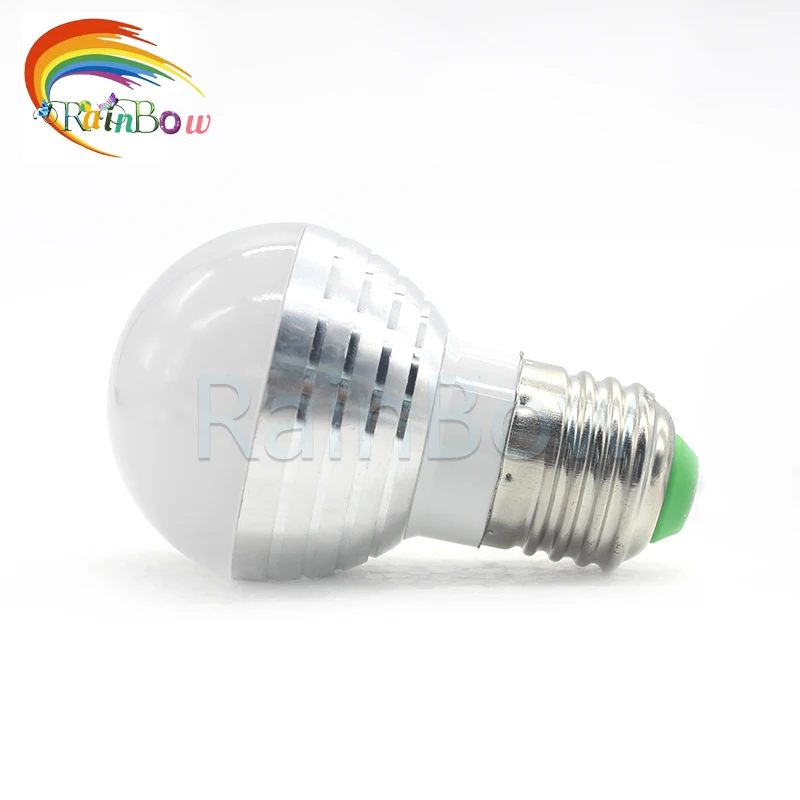 Самая низкая цена E27 E14 GU10 светодиодная RGB лампочка лампа AC110V 220V 5W прожектор