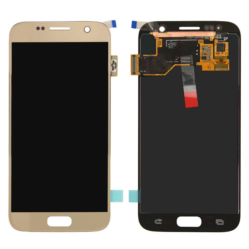 ЖК-экран с дигитайзером сенсорного экрана для SAMSUNG GALAXY S7 G930 G930F рамкой из Fram