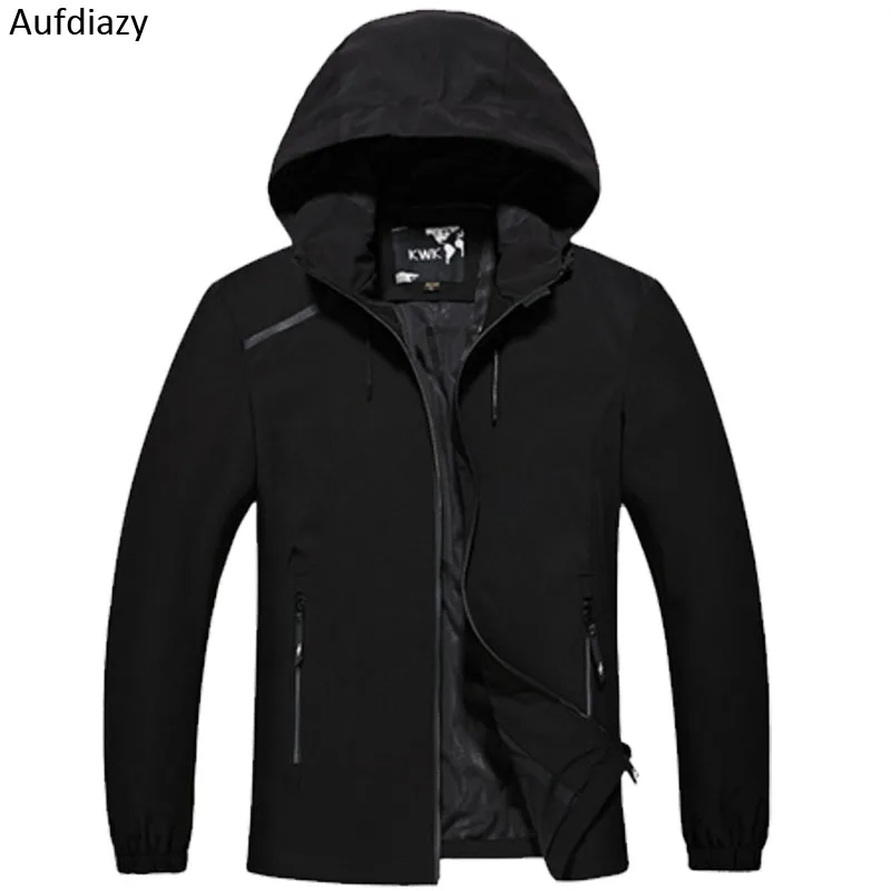 Men Black Aufdiazy стрейч софтшелл Спорт на открытом воздухе походные куртки для мужчин и женщин осеннее пальто Кемпинг Треккинг альпинизм мужская ветровка JM093 - Color: Men Black