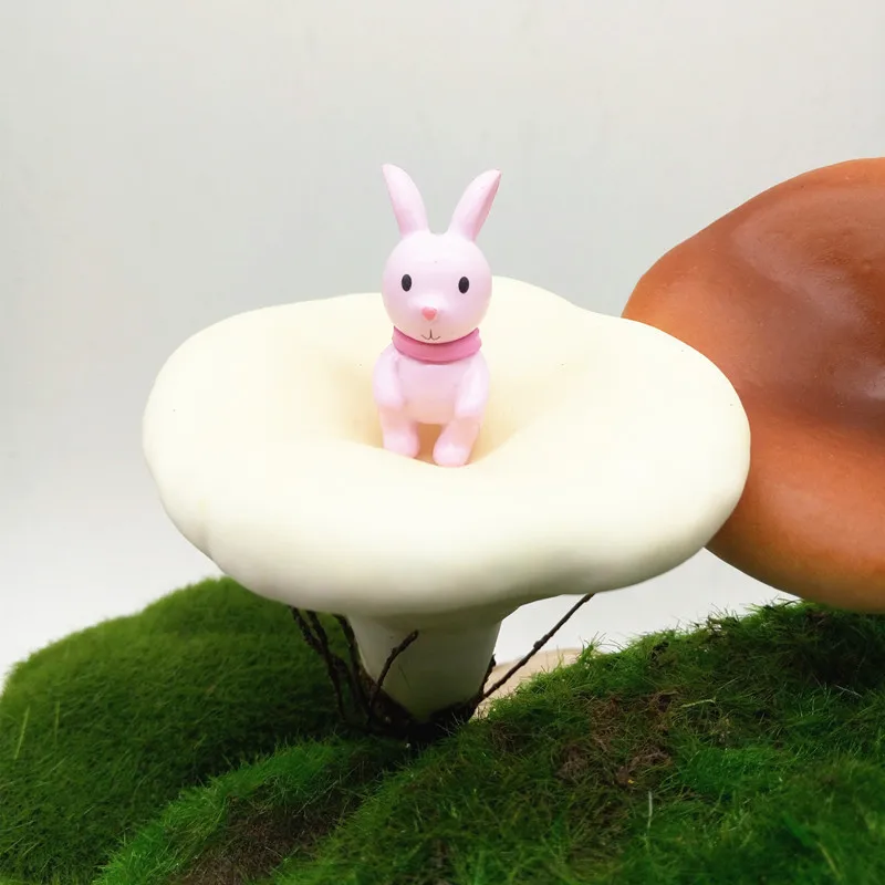 4 шт. милый кролик мини животные миниатюрная сказочная садовая декорация для дома