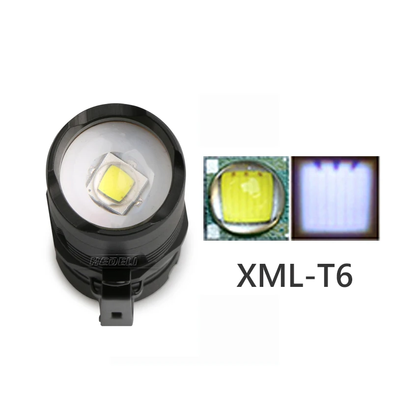 Аккумуляторная Портативный мини фонарик зум xml t6 фонарь светодиодный zaklamp Лампе