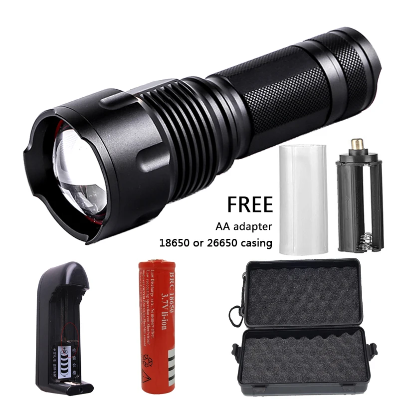 Option C Litwod Z201006 Cree XHP50 XM-L2 U3 XM-L T6 светодиодный вспышка светильник 26650 фонарь Водонепроницаемый вспышка светильник Масштабируемые Портативный походный светильник - Испускаемый цвет: Option C