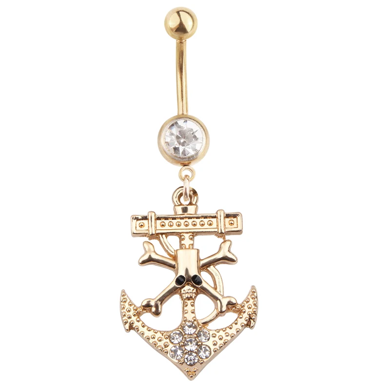 1 шт. Женское кольцо для пупка из циркона|Украшения тела| |
