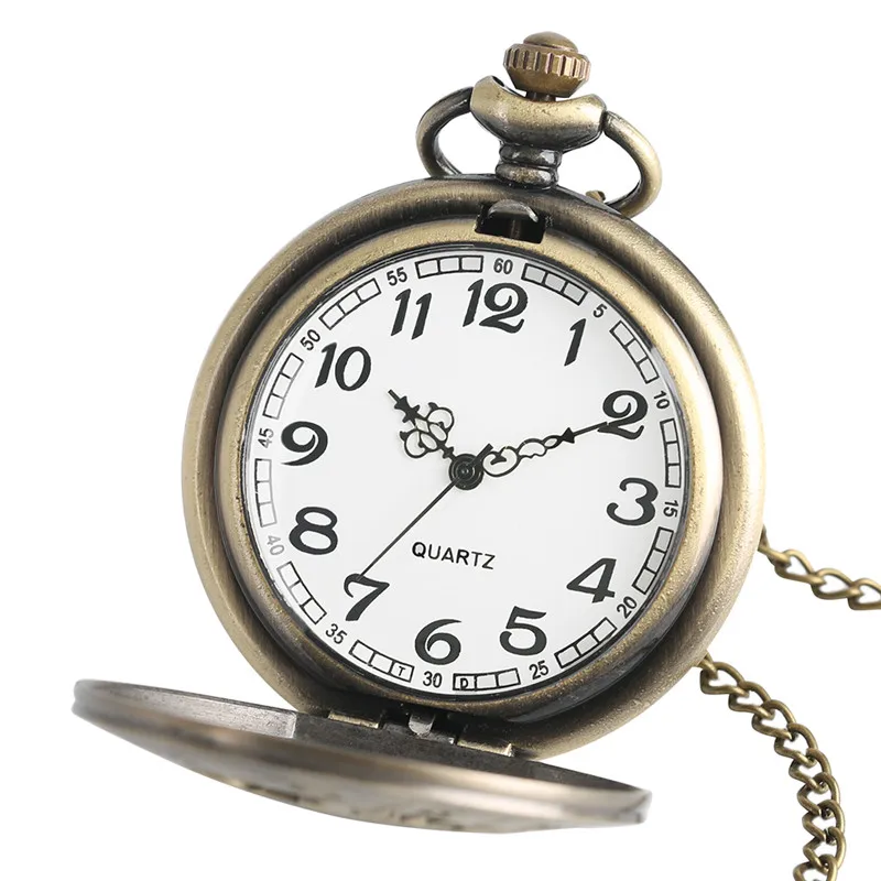 Подарочные часы с двенадцатью созвездиями Овен кварцевые карманные из бронзы