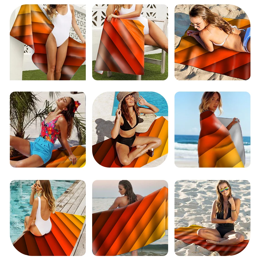 GNORRIS негабаритный песок Бесплатная микрофибра саржевая линия прямоугольное