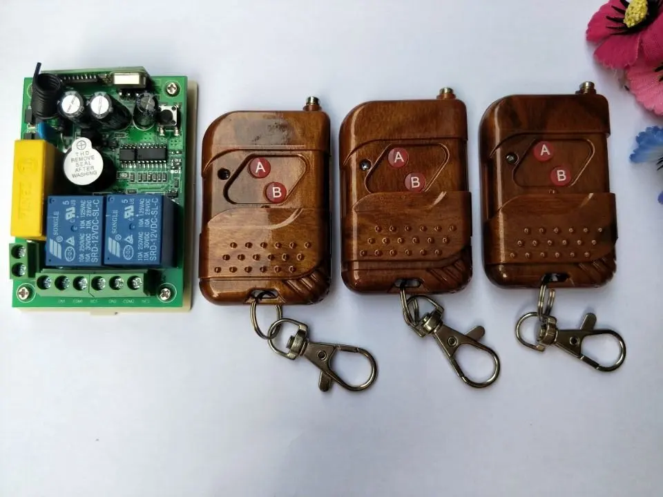 Новая беспроводная радиочастотная система дистанционного управления ac220в 2CH