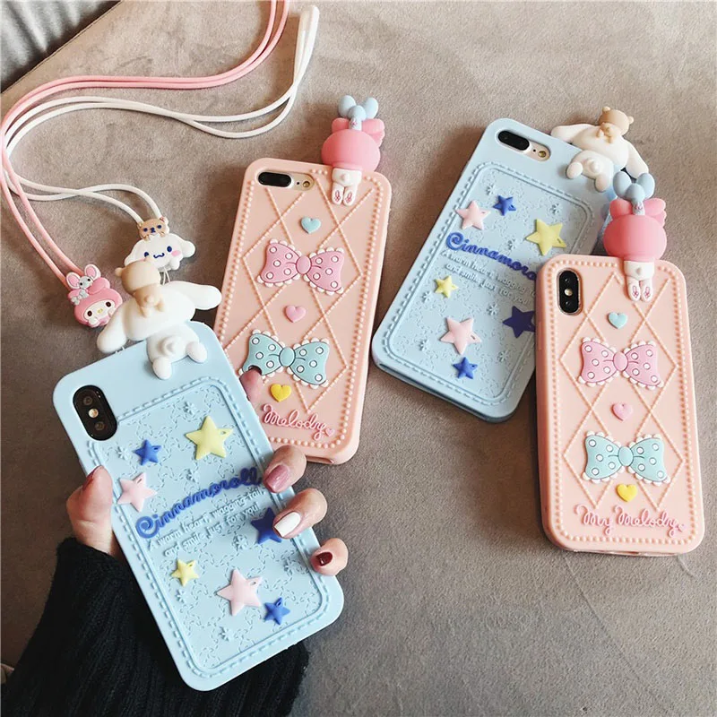 Easterm 8 чехол Роскошный дизайн коробки с шнурком силиконовый телефон для iPhone 6 S Plus 7G