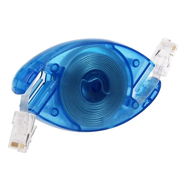 8FT2.5 M Выдвижной Ethernet кабель Cat5 RJ45 8P8C сетевой локальной сети масштабируемый