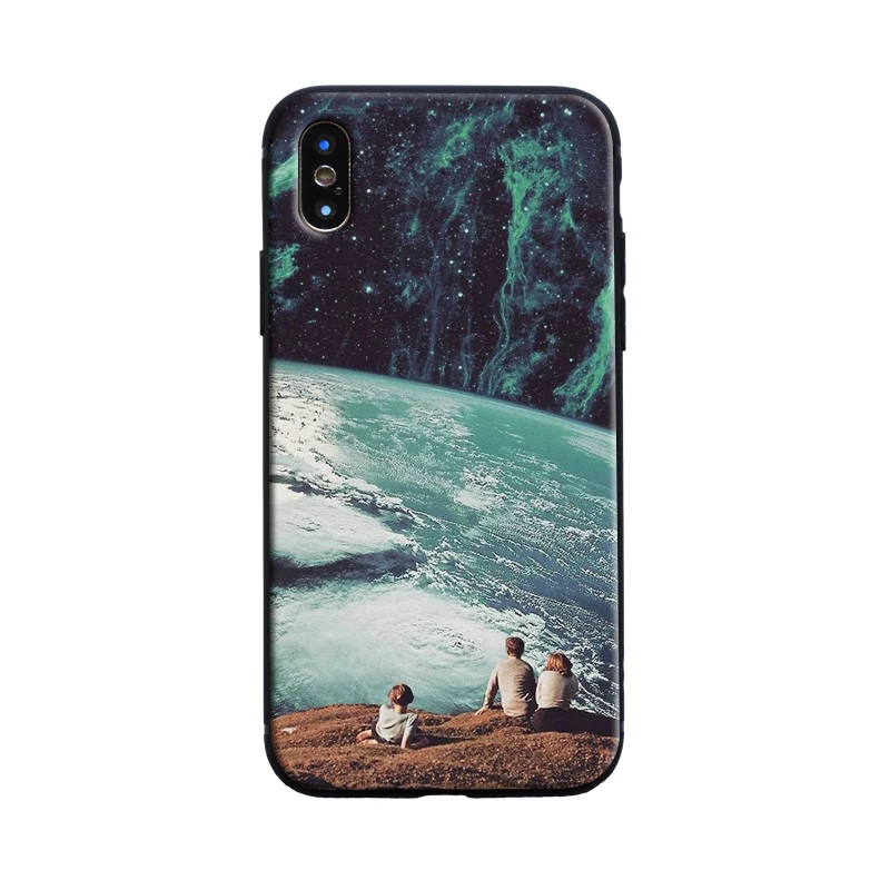 6 soft case Винтажный художественный эстетический ТПУ Мягкий силиконовый чехол для телефона чехол для iPhone 5S 6 6s 7 8 Plus X XR XS MAX 11 pro max - Цвет: 6 soft case