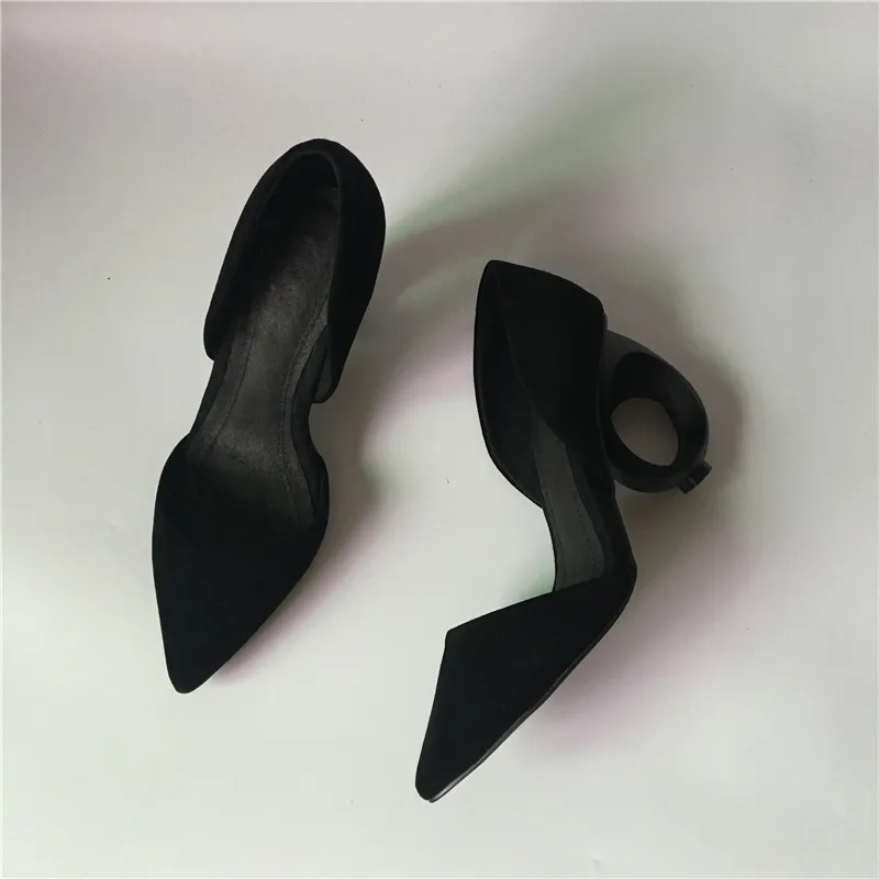 Туфли лодочки женские замшевые заостренный носок высокий каблук шпилька