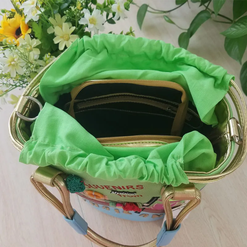 Женская сумка мешок с вышивкой принтом|fashion handbag|handbags fashionfashion women handbag |