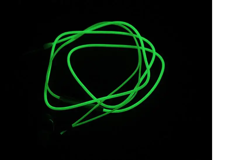 Спорт гарнитура Glow In The Наушники наушники с микрофоном Металл яркий темно