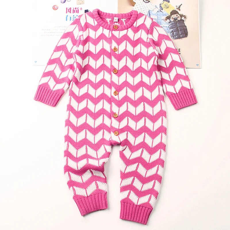 IYEAL Toddler Baby Clothes Long Sleeve Knitted Boy&Girl Kids Baby Rompers Cotton Jumpsuit New Born Baby Clothes Casual Outfit