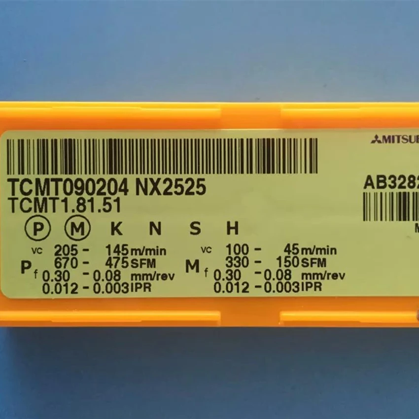 TCMT090204 NX2525 TCMT1.81.51 10 шт./кор. карбдная вставка|Токарный инструмент| |