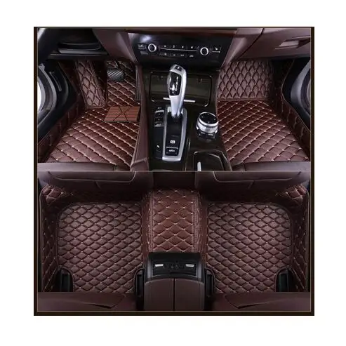 Coffee Автомобильные коврики для Lexus всех моделей ES IS LS RX NX GX GTH GS LX, автомобильные аксессуары для укладки, автомобильные коврики на заказ - Название цвета: Coffee