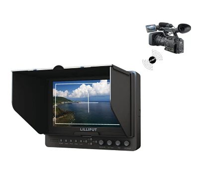 

lilliput 665/P/WH, 7 inch Wireless HDMI Monitor with advanced functions, wireless HDMI input,WHDI, YPbPr, component video,