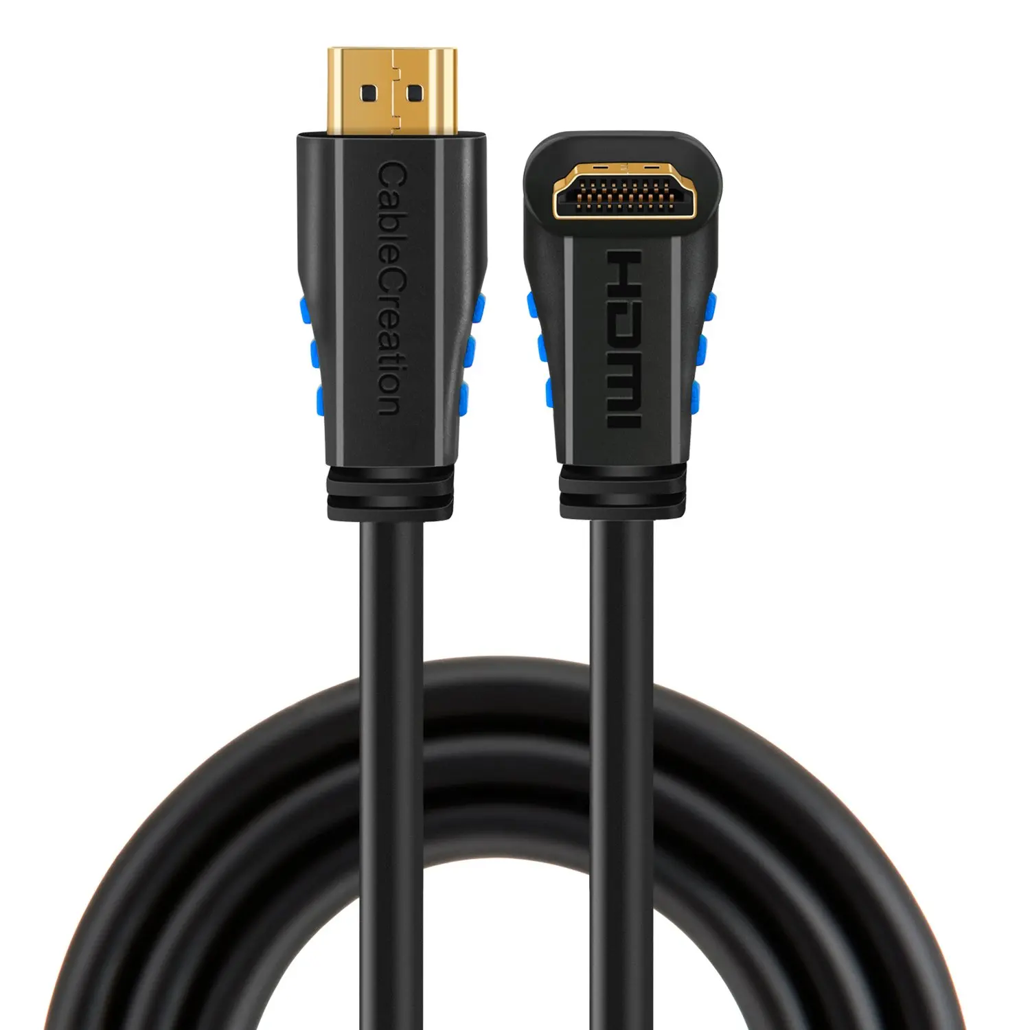 HDMI Cable 90 Degree JORINDO Upward Angle 270 4K 2.0 with Gold Plated Connector Support (60Hz) Ultra HD | Электроника