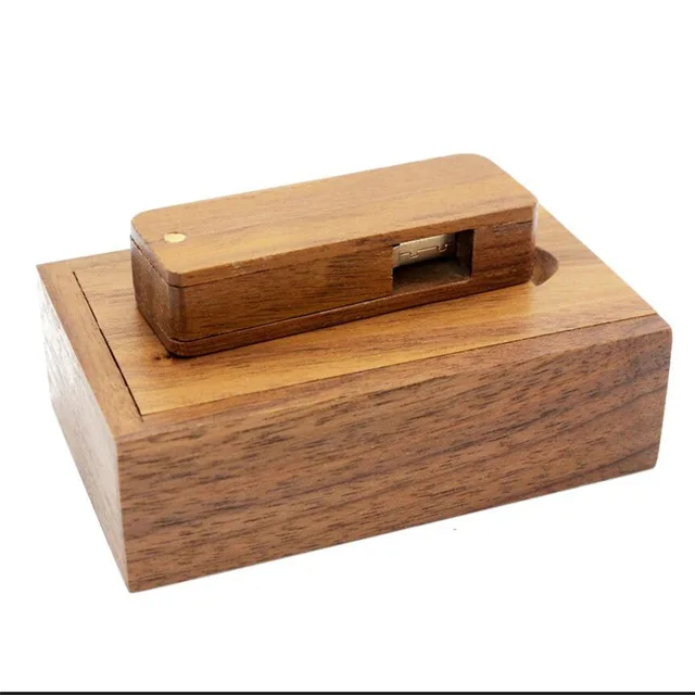 JASTER(более 10 шт бесплатный логотип) Деревянный usb+ деревянный корпус, usb флэш-накопитель деревянный Флешка 4G 8GB 16GB 32GB фотографии свадебные подарки - Цвет: Walnut