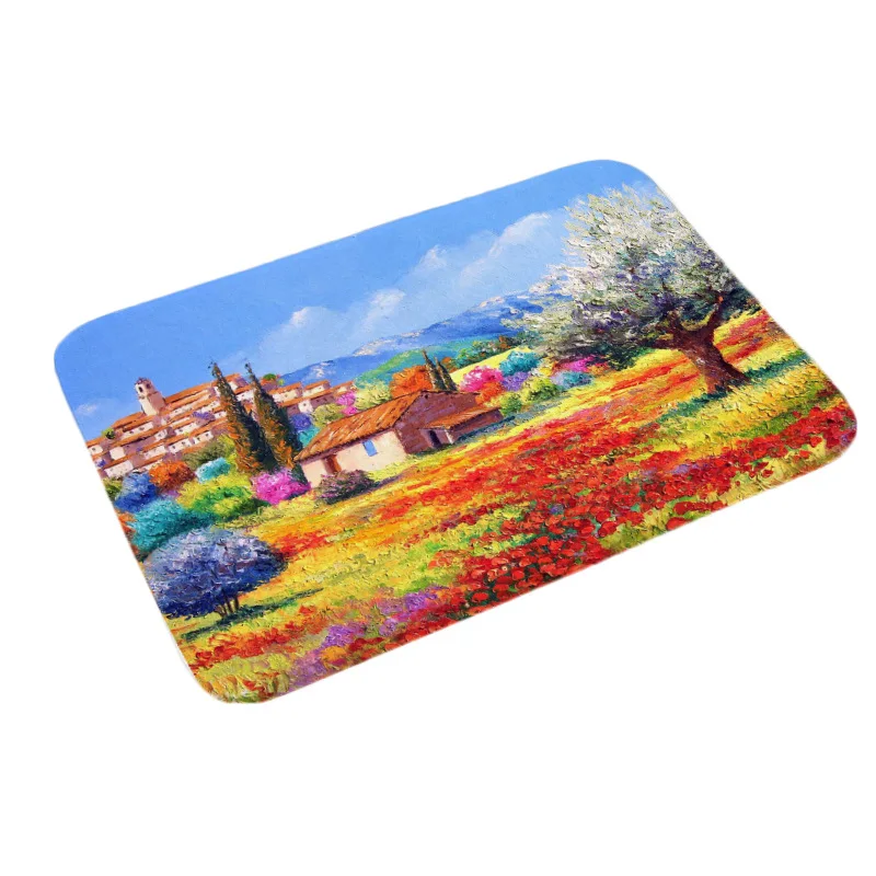 Удобный нескользящий коврик для дома супер впитывающий длинный кухни