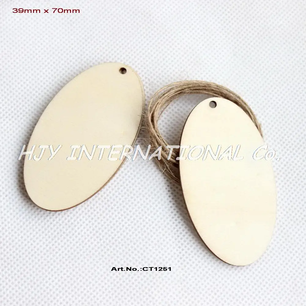 (14 шт./лот) 70 мм НЕОБРАБОТАННАЯ пустая деревянная овальная цепочка для ключей