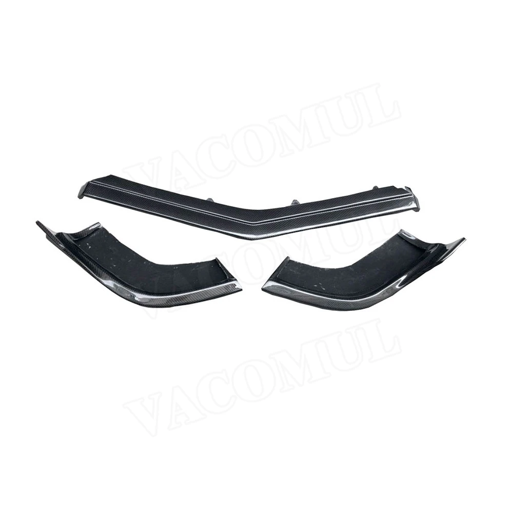 3 шт. передние Спойлеры из углеродного волокна для Mercedes Benz CLS Class W218 CLS350 320 CLS63 2012 2013