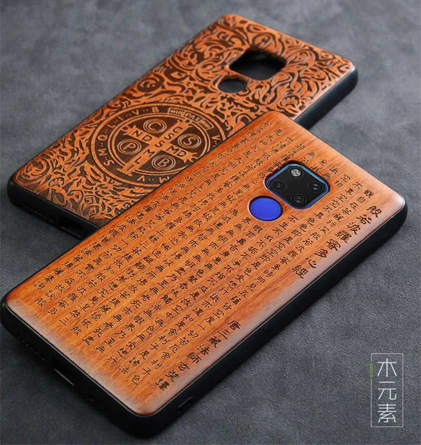 Резной деревянный ящик для huawei mate 20 huawei mate 20 pro противоударный чехол TPU бампер чехол для huawei mate 20 X чехол из дерева