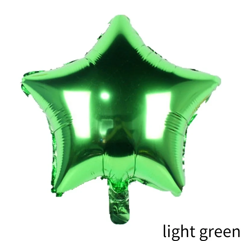 light green 10 шт. 18 дюймовый смешанный шар в форме сердца баллон из Гелий Фольги для свадьбы декоративный для Бэйби шауэра украшения для дня рождения детей - Цвет: light green