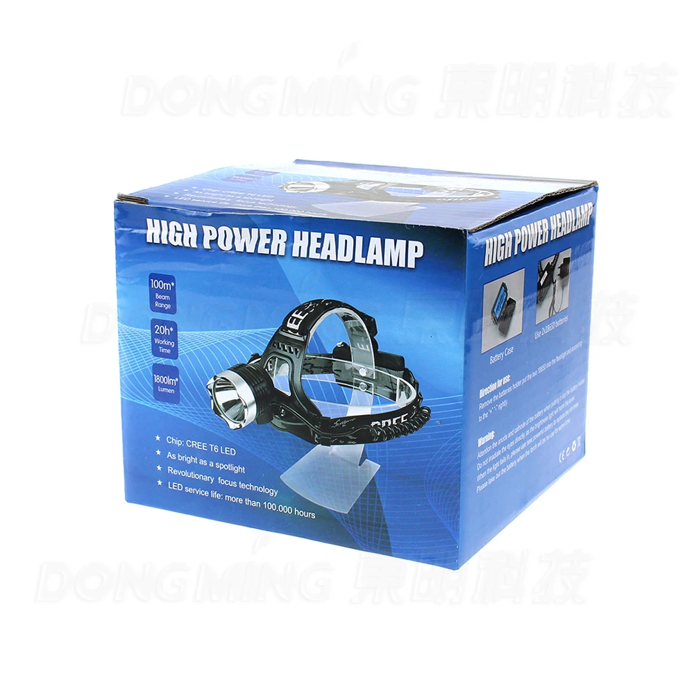 2000LM T6 + 2R5 1LED фара налобный фонарь рыбалка Головной EU/US/AU/UK зарядное устройство |