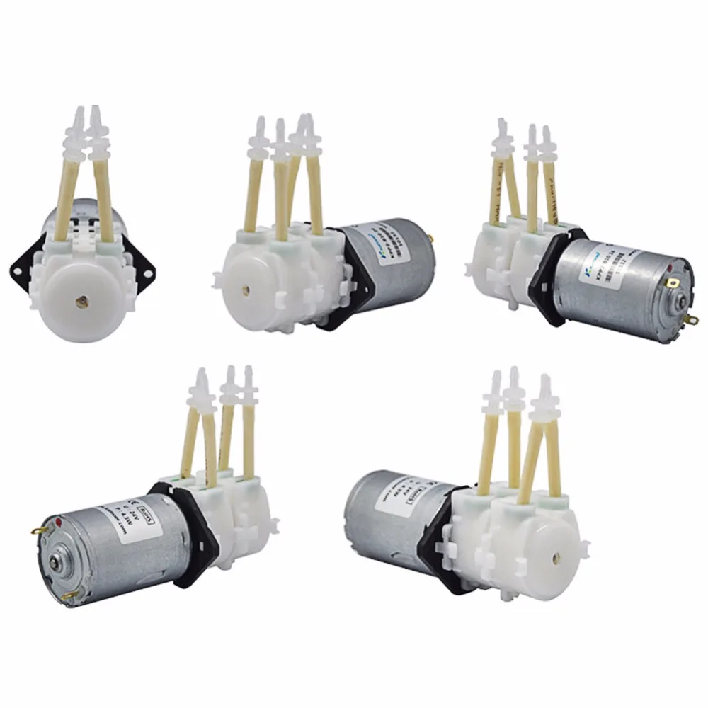 Новый DC 12V 24V Водяной насос с двойной головкой BPT трубчатый лабораторный