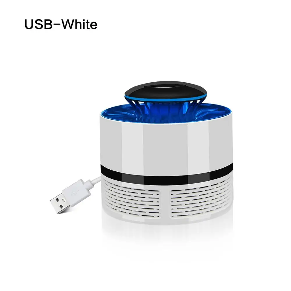 White Shell AIMENGTE lectric Mosquito Killer лампа Электроника usb анти-ловушка для насекомых Светодиодный УФ-ловушка лампа средство от комаров Zapper - Испускаемый цвет: White Shell